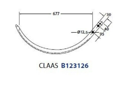 CLAAS Markant 51 Baler Constant Needle Aluminium