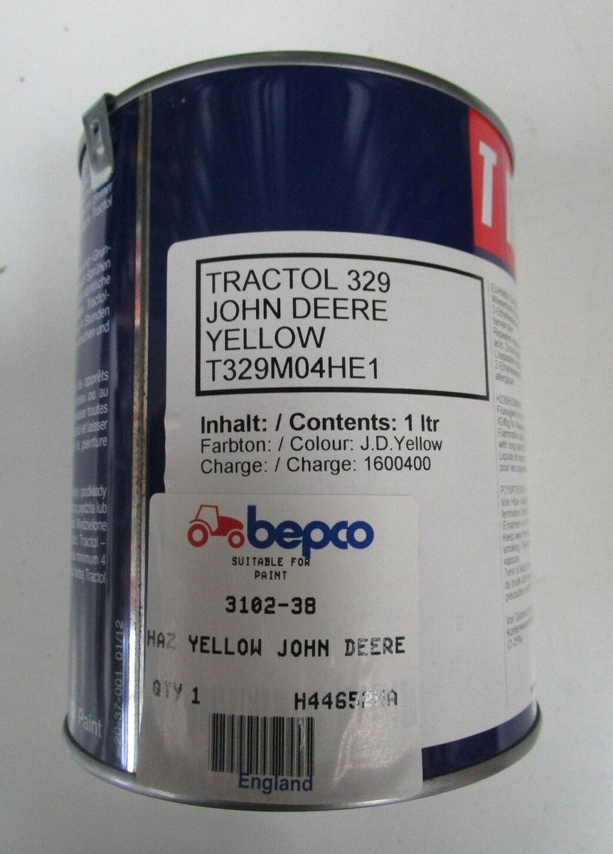 John Deere Yellow Paint 1ltr Gwynedd Farm Machinery Ltd