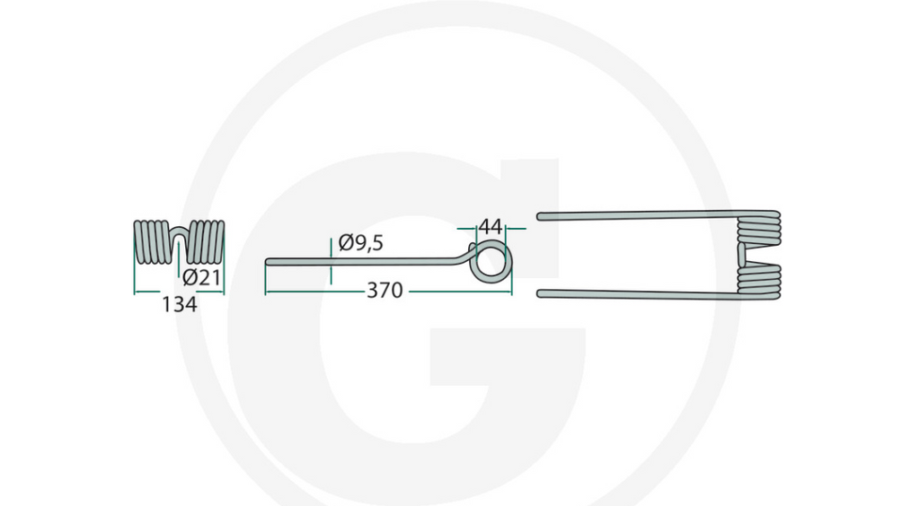 For CLASS VOLTO Rotary Tedder Tine PACK OF 10