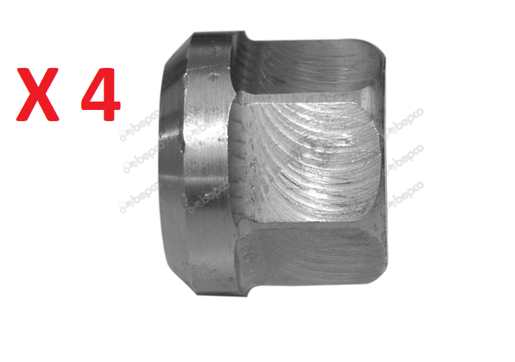 For CASE IH FLANGED WHEEL NUT M18 X 1.5 PACK OF 4