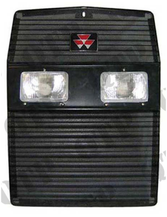 For Massey Ferguson 300 Series Grill & Light & Badge Long 710mm Long