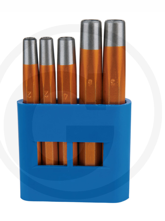 KS Tools Rivet head setter set, 5 pcs