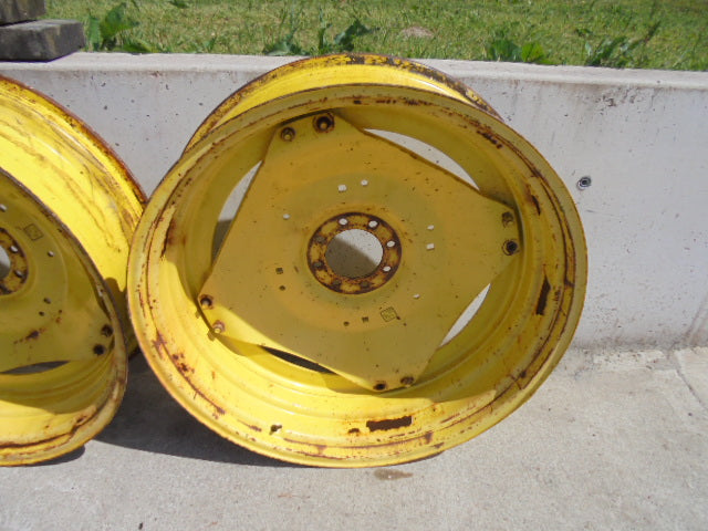 For JOHN DEERE 6000 Series PAIR 12 X 38 WHEEL RIM & CENTRES