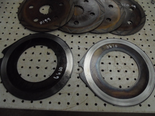 For FORD 5610 6610 7610 BRAKE DISCS 4 BRONZE & 2 STEEL