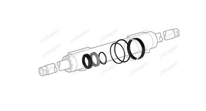 For MASSEY FERGUSON 300 4WD POWER STEERING RAM SEAL KIT