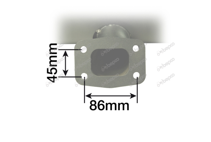 For FORD 5640 6640 7740 EXHAUST SILENCER INTAKE Ø 62 - L 580 MM - WITH DUST COLLECTOR