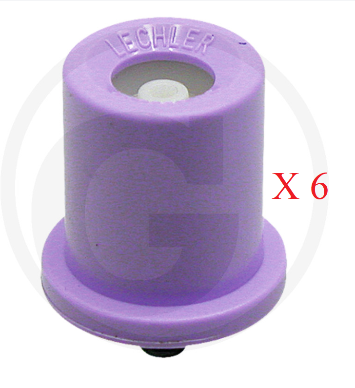 Lechler VE6 Lechler TR hollow cone nozzle 80° PURPLE PACK OF 6