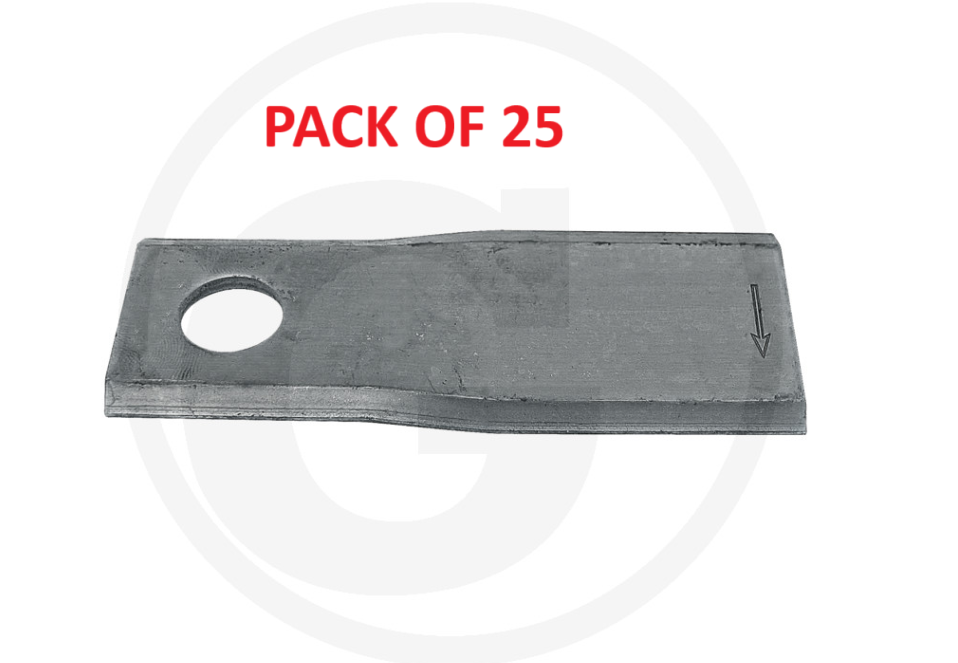 For Kuhn,ICH, John Deere, New Holland, Pöttinger, PZ MOWER BLADES 93 X 40 (25) LEFT