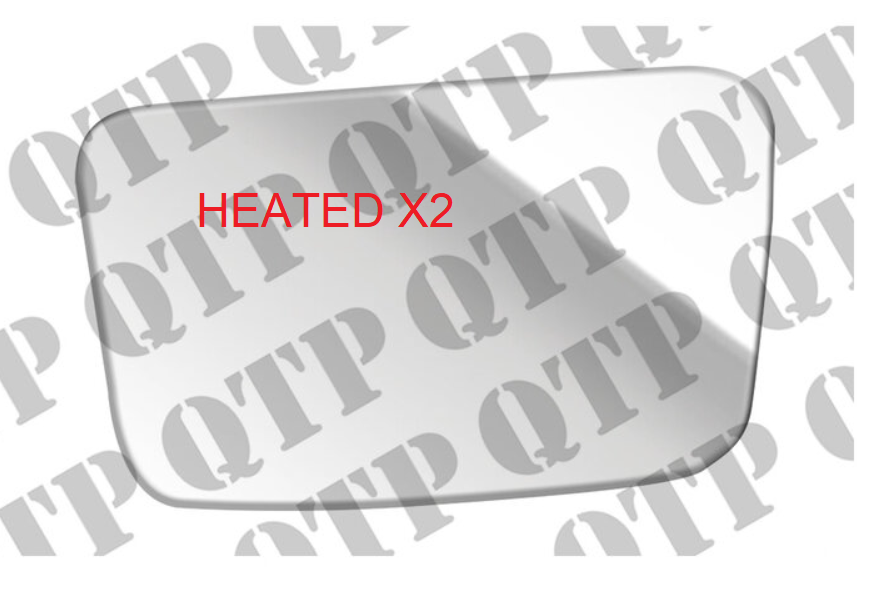For New Holland T6 T7 T6000 T7000 Heated Mirror Glass 115 x 190mm X2
