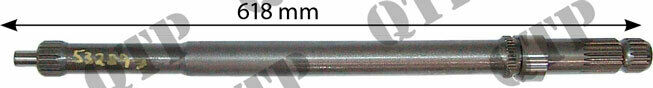 Massey Ferguson 200, 300, 500, 600 Series PTO Shaft  2 Speed 1000 RPM  618mm