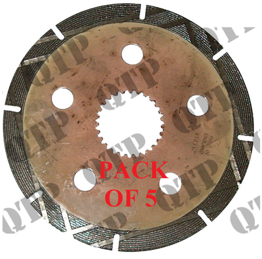 For Valtra / Valmet BRAKE DISC Bronze - Wet Brakes PACK OF 5