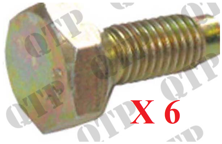 For David Brown 800 90 900 94 Series Wheel Stud Front - Short Type PACK OF 6