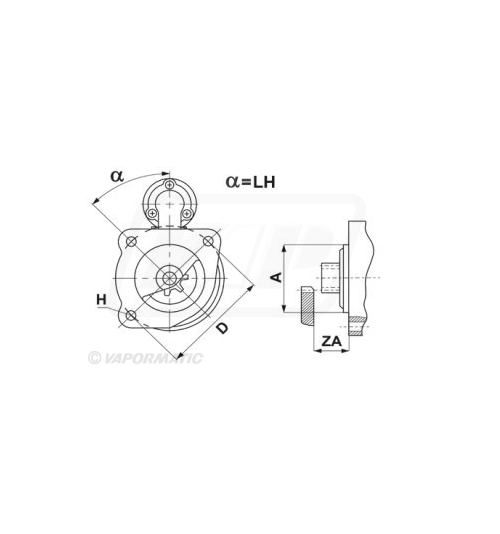 Case IH Starter Motor