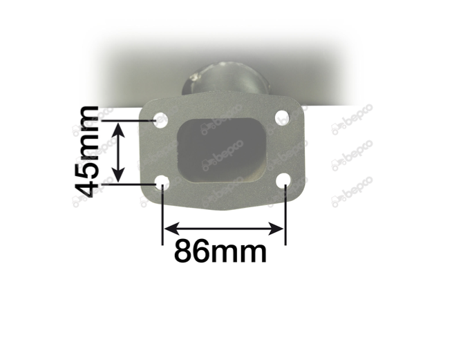 For FORD 7840 8240 8340 EXHAUST SILENCER INTAKE Ø 63 - L 820 MM