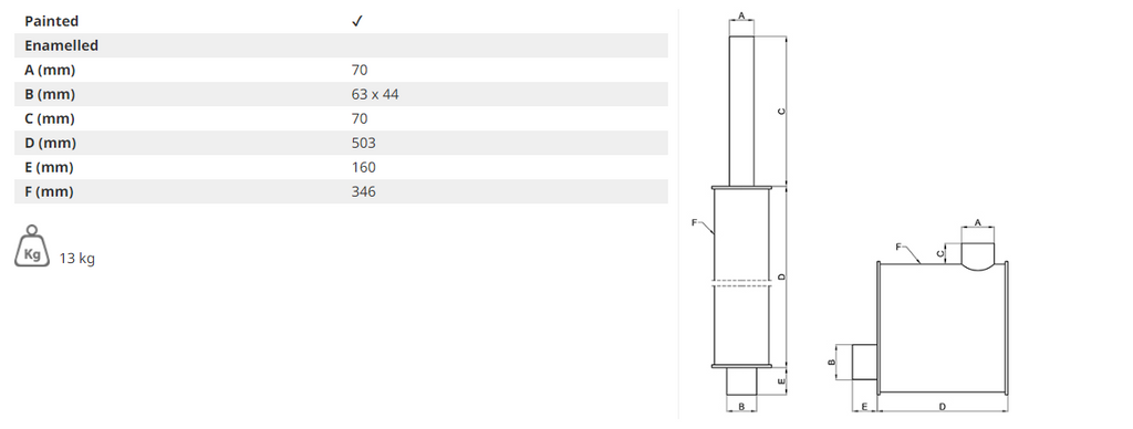 For FORD NEW HOLLAND 8160 8260 TM115 TM120 TM130 EXHAUST SILENCER 