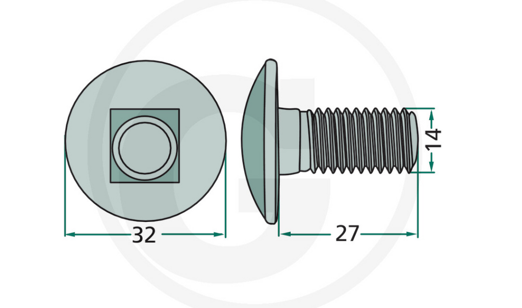 For Deutz-Fahr Kuhn Vicon/PZ Krone Pottinger Taarup Blade Holder Bolts PACK OF 12