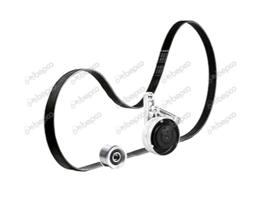 For JOHN DEERE 6020 6030 BELT TENSIONER + BELT + FREEWHEEL KIT