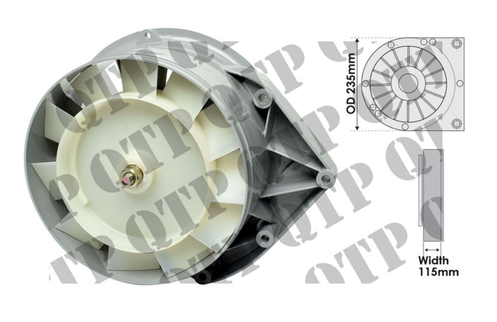 For Deutz 06 07 Agrolux Engine Cooling Fan Cab Blower 