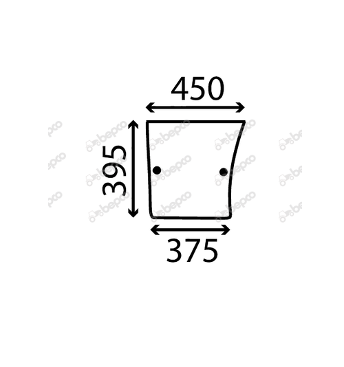 for, John Deere MC1 & CC2 Cab Lower Door Glass 50, 40 series