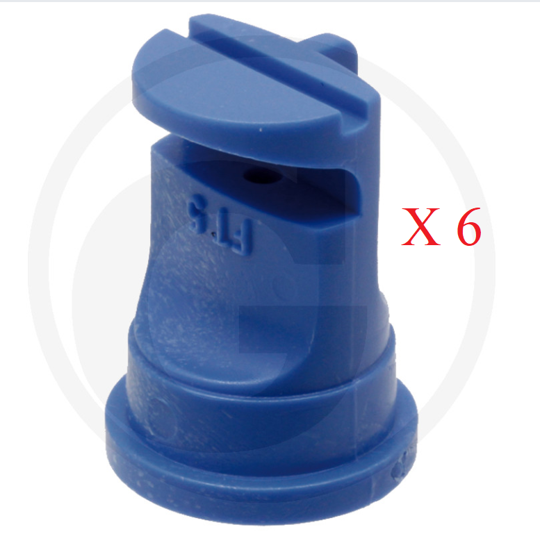 Lechler VE6 Lechler FT sluice nozzle 140° LIGHT BLUE PACK OF 6