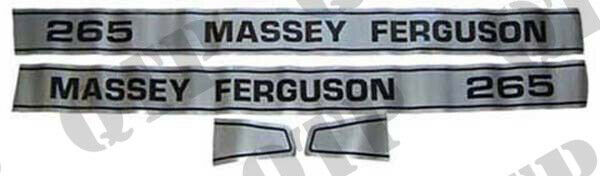 Massey Ferguson 265 Decal Kit