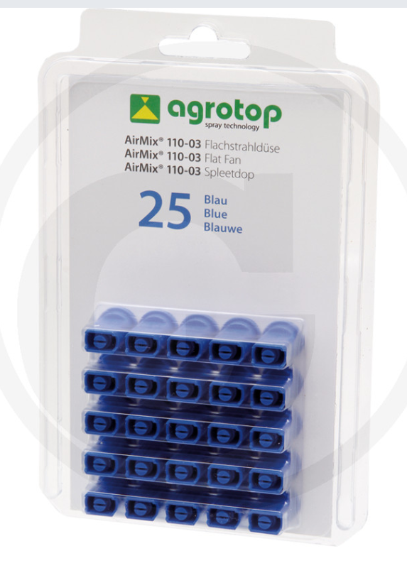 Agrotop Injector flat-fan nozzle 03, 110° PACK OF 25 BLUE
