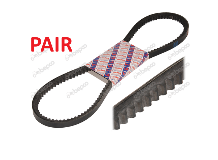 For MASSEY FERGUSON 4200 4300 V-BELT PAIR 13 x 1290 La