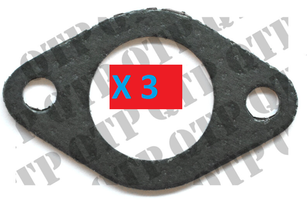 For MASSEY FERGUSON 35 35X Exhaust Manifold Gaskets PACK OF 3
