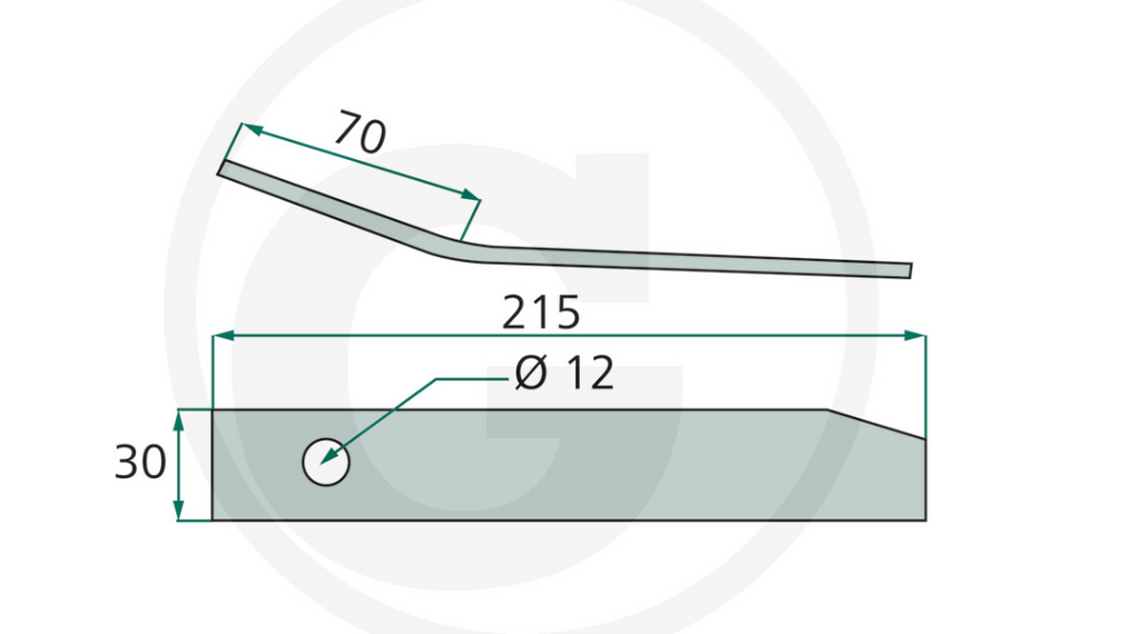 For Deutz Fahr, Taarup, Vicon Hay conditioner fingers RH PACK OF 10