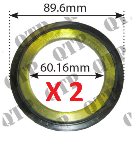 For John Deere 20 30 40 Oil Seal Front wheel hub - PACK OF 2