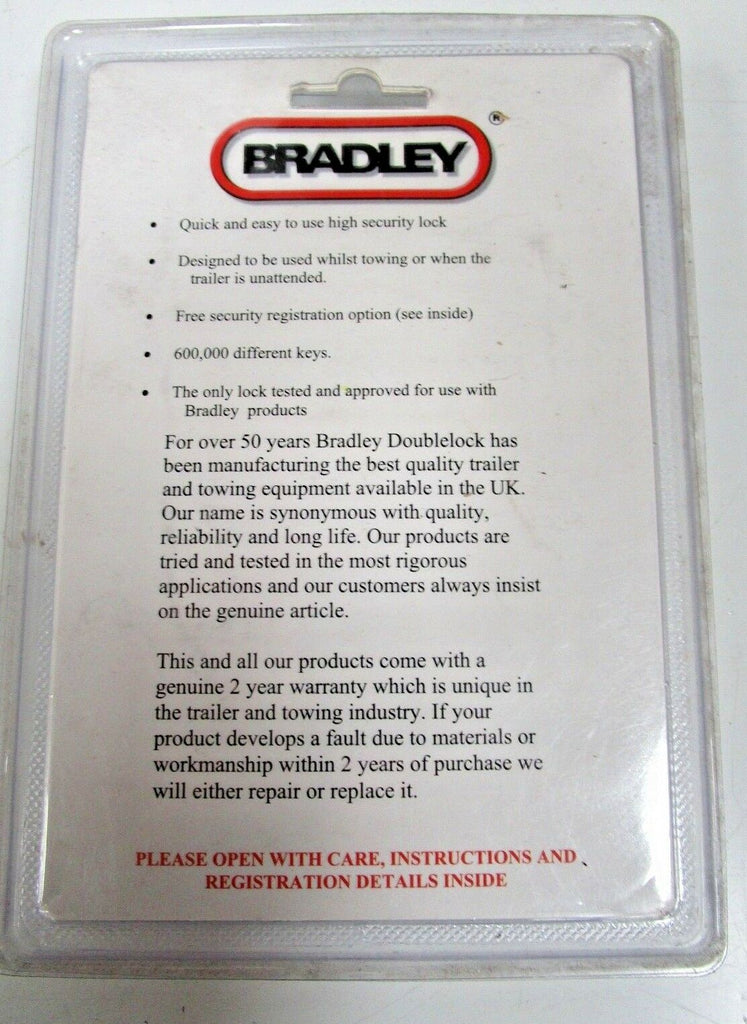 GENUINE BRADLEY TRAILER LOCK BARREL