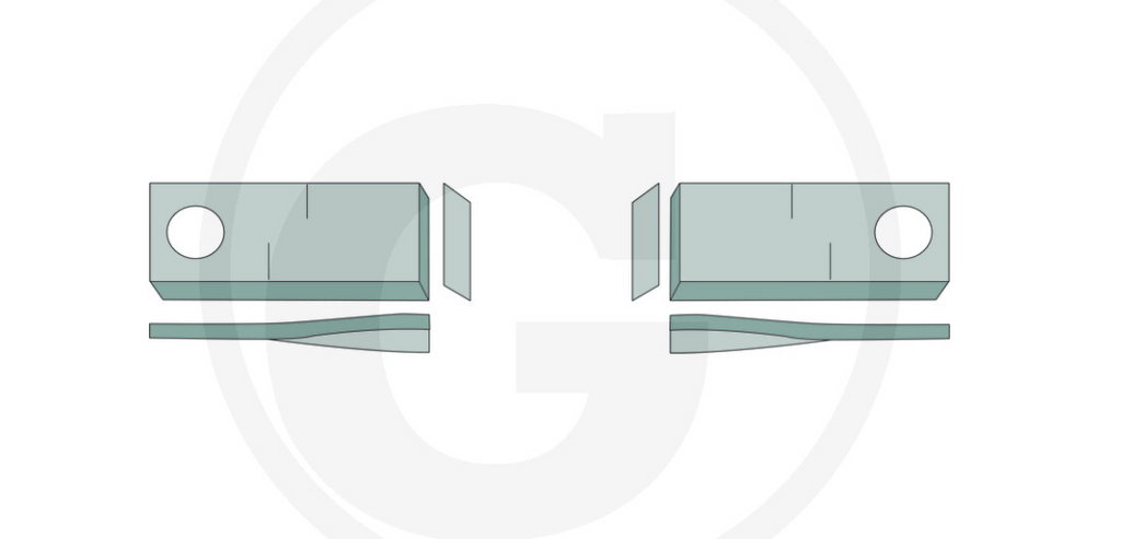 For Welger MOWER BLADES 90 x 40 (25) RIGHT