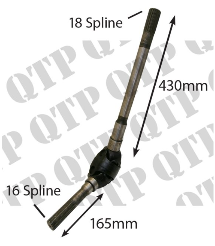 For MASSEY FERGUSON  Universal Joint Assembly Half Shaft 4WD 275 375 390 LH