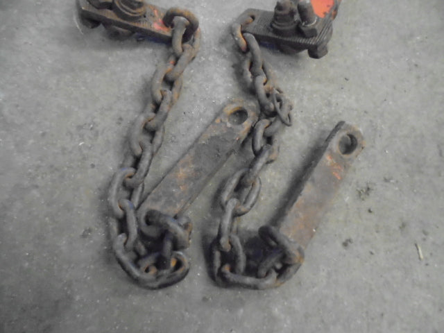 For DAVID BROWN 1490 PICK UP HITCH LIFT CHAINS & TOP PLATES