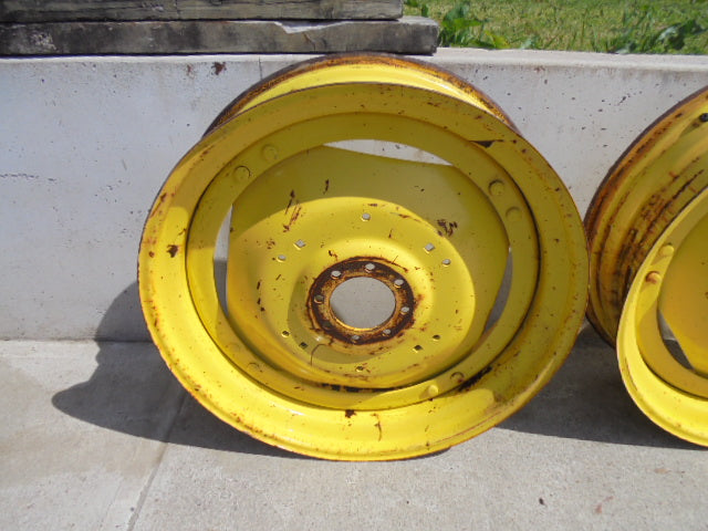 For JOHN DEERE 6000 Series PAIR 12 X 38 WHEEL RIM & CENTRES