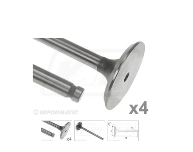 For MASSEY FERGUSON 135 165 INLET VALVE (X4)