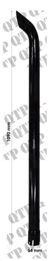For Massey Ferguson 365 375 390 EXHAUST Upper Enamel - High Cab  54mm x 1000mm