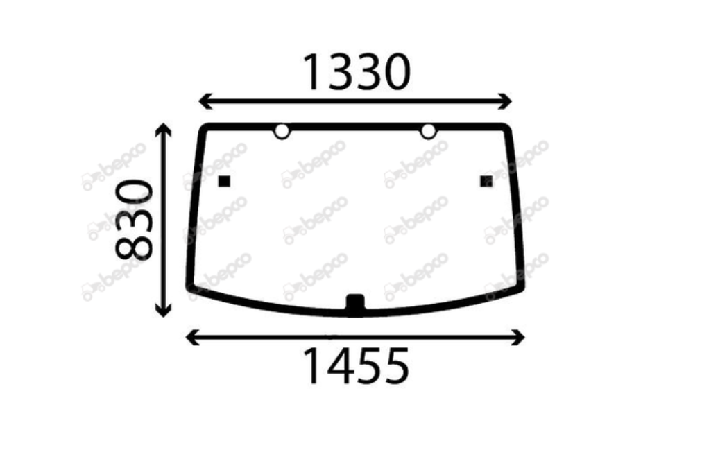 For JOHN DEERE 6R REAR WINDOW CURVED - TINTED – Gwynedd Farm Machinery Ltd