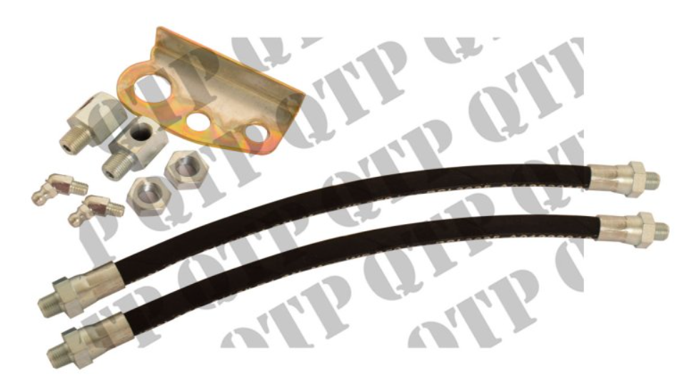 For Massey Ferguson 135 240 250 350 Front Axle Oil Hose Kit  - 2 pce