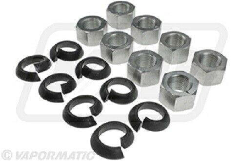 Trailer M20x1.5 Wheel Nut and Conical Washer Kit (8 pieces)