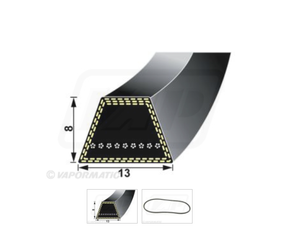 DRIVE BELT A063 1600 X 13mm 63in