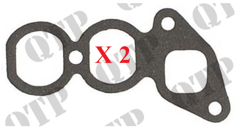 For Massey Ferguson Exhaust Manifold Gasket 35 4 Cylinder Single - PACK OF 2