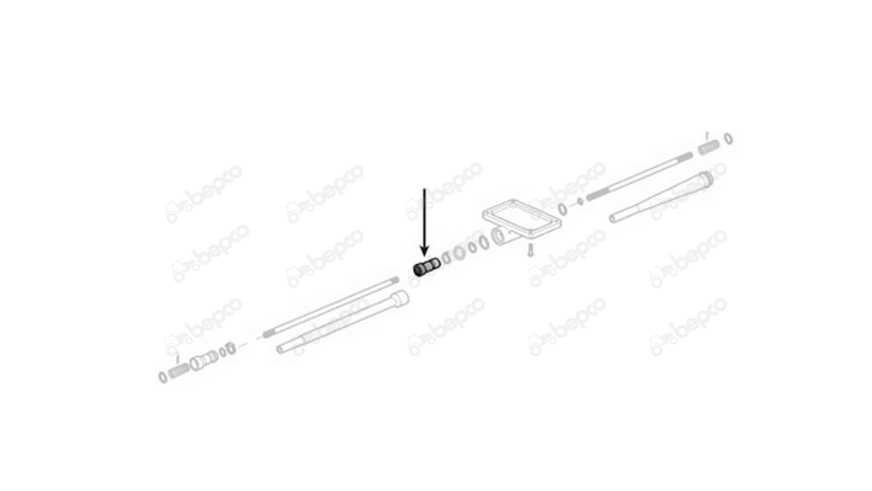 For MASSEY FERGUSON 4200 4300 PROPSHAFT COUPLING