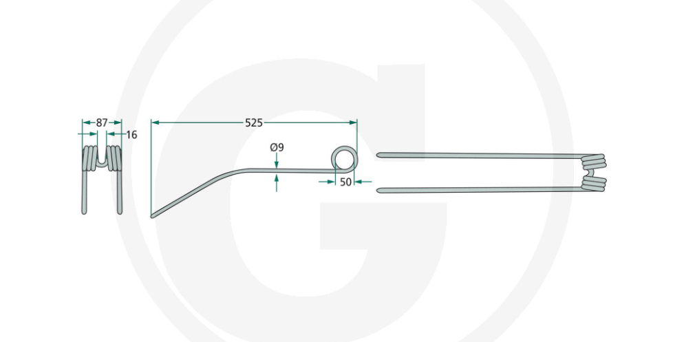 For CLASS SWATHER  TINE PACK OF 6 LINER WS