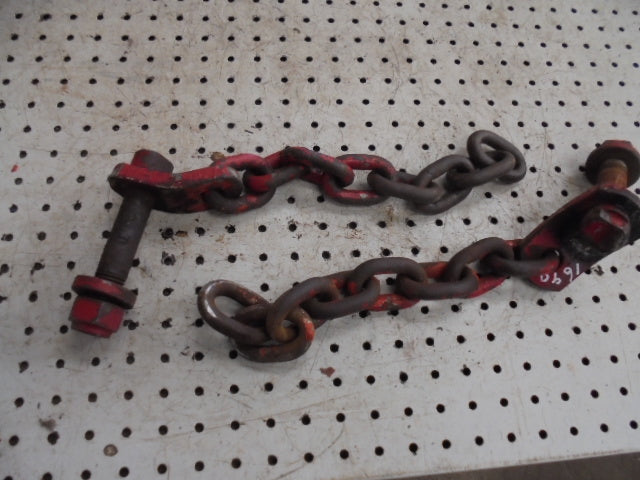 For DAVID BROWN 1690 HYDRAULIC ARM CHECK CHAINS & LOWER PINS