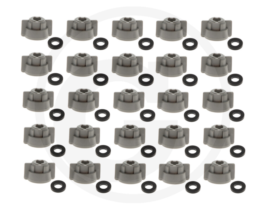 Lechler Bayonet nut SW 8/10 gray Uni System V pack of 25