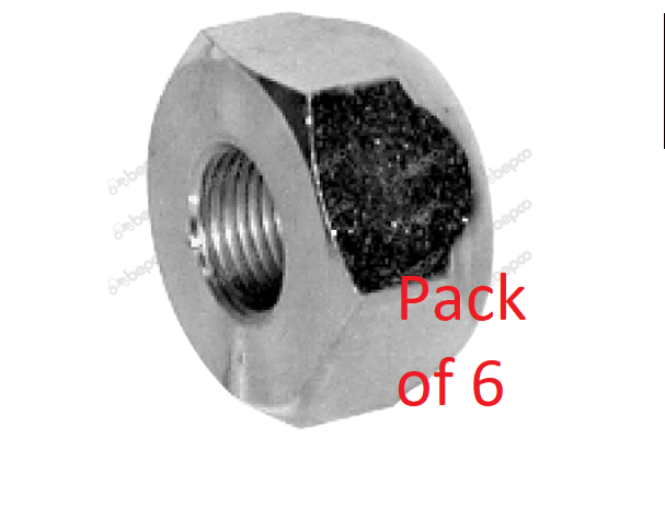 for, Ford Rear Wheel Nut Pack of 6  3/4" UNF