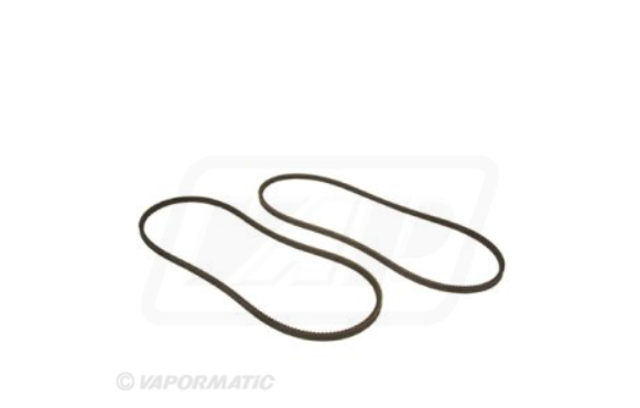For MASSEY FERGUSON 6200 6400 7400 FAN BELT PAIR