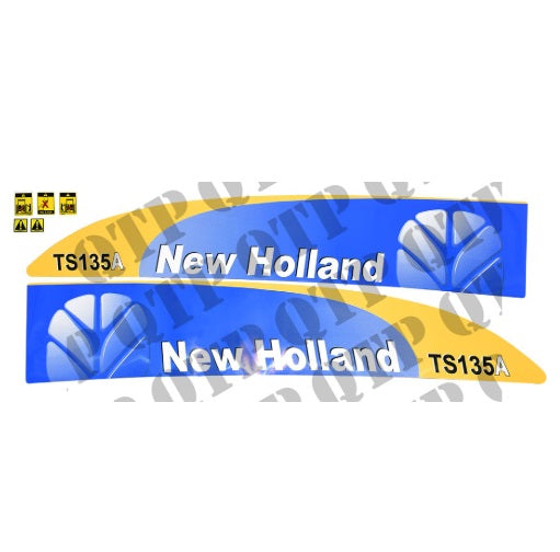 For New Holland TS135A Decal Kit/Stickers