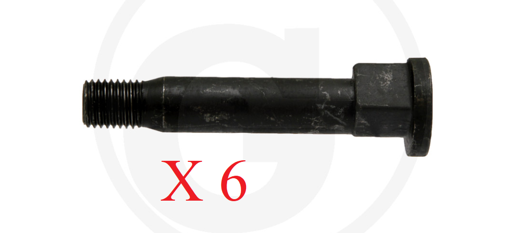KRONE Mower Tine axle M16 x 103  PACK OF 6 AFL AMT BIG M EASYCUT